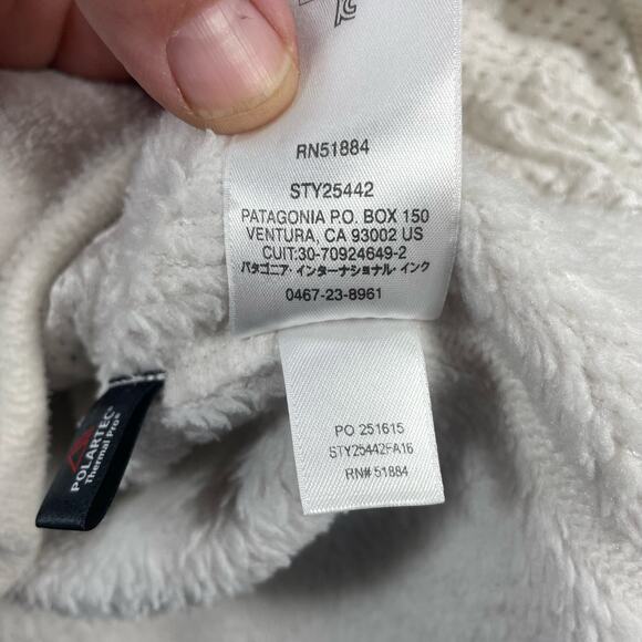 Patagonia Re-Tool Snap T Pullover Women's Medium White Outdoor Casual Comfort - Picture 8 of 10